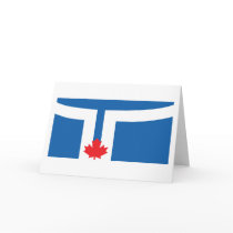 Toronto Flag Greeting Card by FlagTshirts Toronto Flag Greeting Card