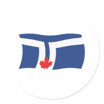 Toronto Flag Sticker by livingflags Toronto Flag Sticker