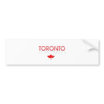 Toronto love bumper sticker