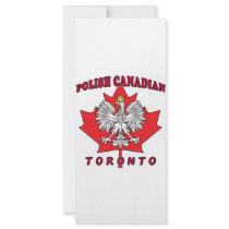Toronto Polish Canadian Leaf Rack Cards