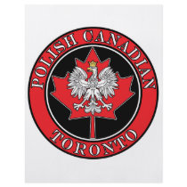 Toronto Polish Round Canadian Leaf flyers by PolishCanadian Toronto Polish Round Canadian Leaf flyers