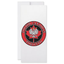 Toronto Polish Round Canadian Leaf Rack Cards