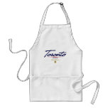 Toronto Script Aprons
