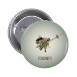 Toronto skyline button