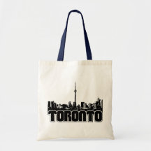 Toronto Skyline Canvas Bags
