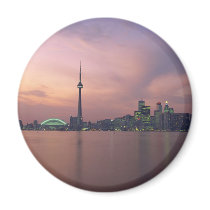 Toronto Skyline Portrait magnets