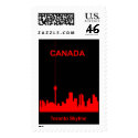 Toronto Skyline postage by lonvig Toronto Skyline postage