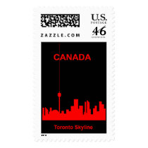 Toronto Skyline postage by lonvig Toronto Skyline postage