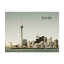 Toronto skyline postcard