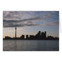 Toronto Skyline Silhouette cards