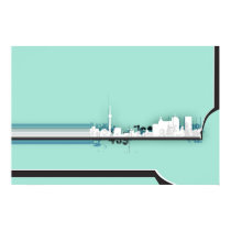 Toronto Skyline With a Twist posters