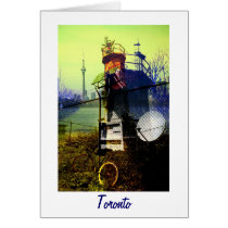 Toronto Skyline with lighthouse cards