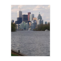 Toronto Water Front view from Centre Island V1 postcards