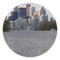 Toronto Water Front view from Centre Island V1 stickers
