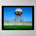 Torre de agua de Alcatraz Poster
