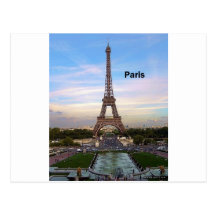 Torre Eiffel de Francia París (por St.K) Postales