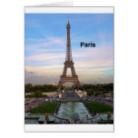 Torre Eiffel de Francia París (por St.K) Tarjeta
