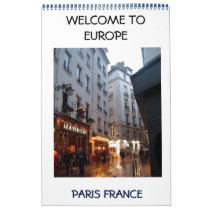 Torre Eiffel, París, WELCOME TO EU... Wall Calendars
