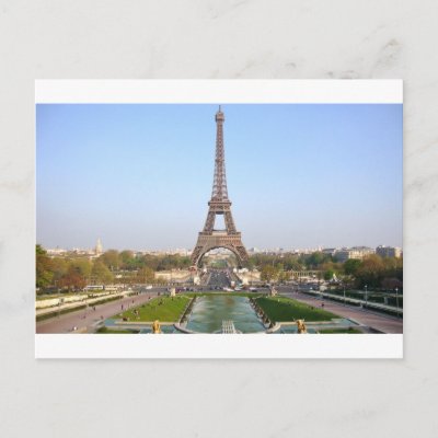 Torre Eiffel Post Card