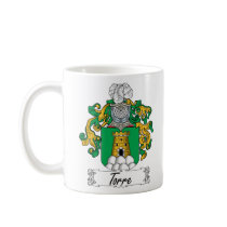 Torre Family Crest mugs