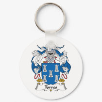 Torres Family Crest keychains by coatsofarms Torres Family Crest keychains