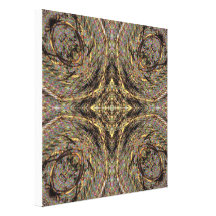 torsion of branches stretched canvas prints