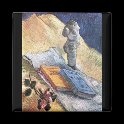 torso, a rose and two novels by Van Gogh Magnet