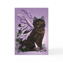 Tortie Fairy Cat cards