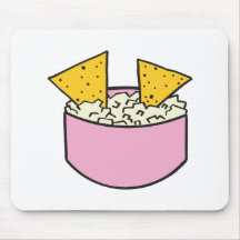 tortilla chips in dip mousepad