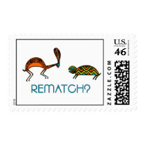 Tortoise & Hare Postage Stamps