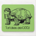 Tortoises are COOL! Mousepad by GrumpyKittenGraphics Tortoises are COOL! Mousepad