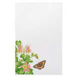 Tortoiseshell Butterfly Floral Stationery
