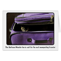 Tortoiseshell Cat/ Suitcase Monster cards