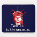Torture Is Un-American mousepads