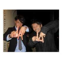 Toru and Ryo 2013 postcards