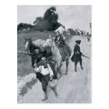 Tory Refugees on Their Way to Canada Postcard