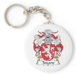 Toscano Family Crest Key Chains