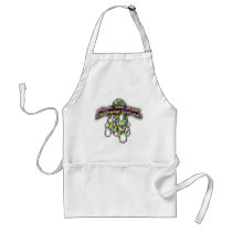 Toss Me Some Beads and Nobody Gets Hurt Apron