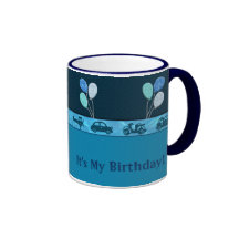 Total Birthday Boy In Blue Beverage Coffee Mug