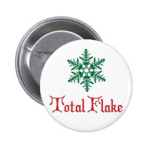 Total Flake Pinback Button