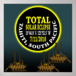 Total Solar Eclipse 7/11/2010 Posters
