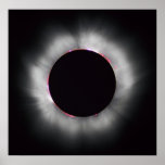 Total Solar eclipse taken in France 1999 posters
