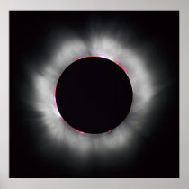 Total Solar eclipse taken in France 1999 Poster