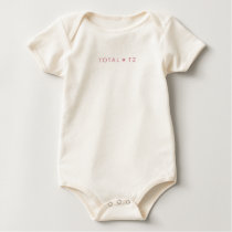 TOTAL TZ Pink Logo on Baby Creeper t-shirts by blankartist TOTAL TZ Pink Logo on Baby Creeper t-shirts