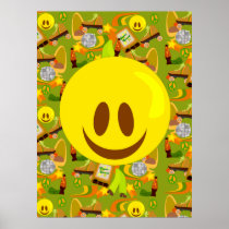 Totally 70's Smilin' Poster