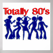 Totally 80s disco print