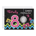 totally 80's retro  party Invitation