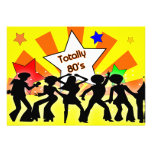 totally 80's retro  party Invitation invitations