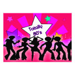 totally 80's retro  party Invitation