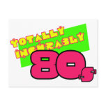 Totally and Incurably 80s Postcard